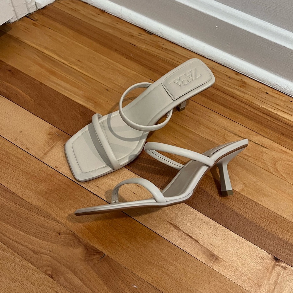 Cream Zara heel